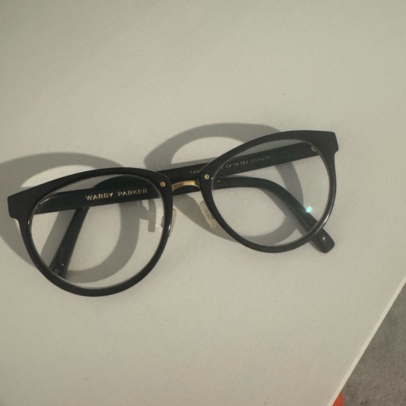 Warby Parker Classic Black Frames - Picture 1 of 8